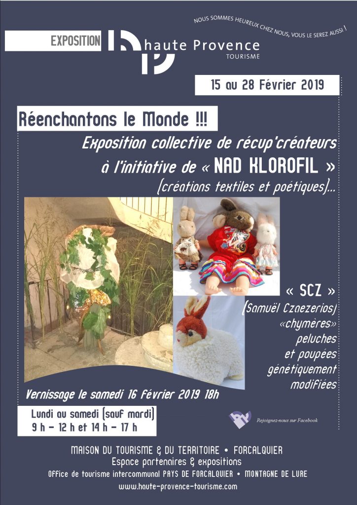 Affiche A3 Bleu NAD KLOROFIL