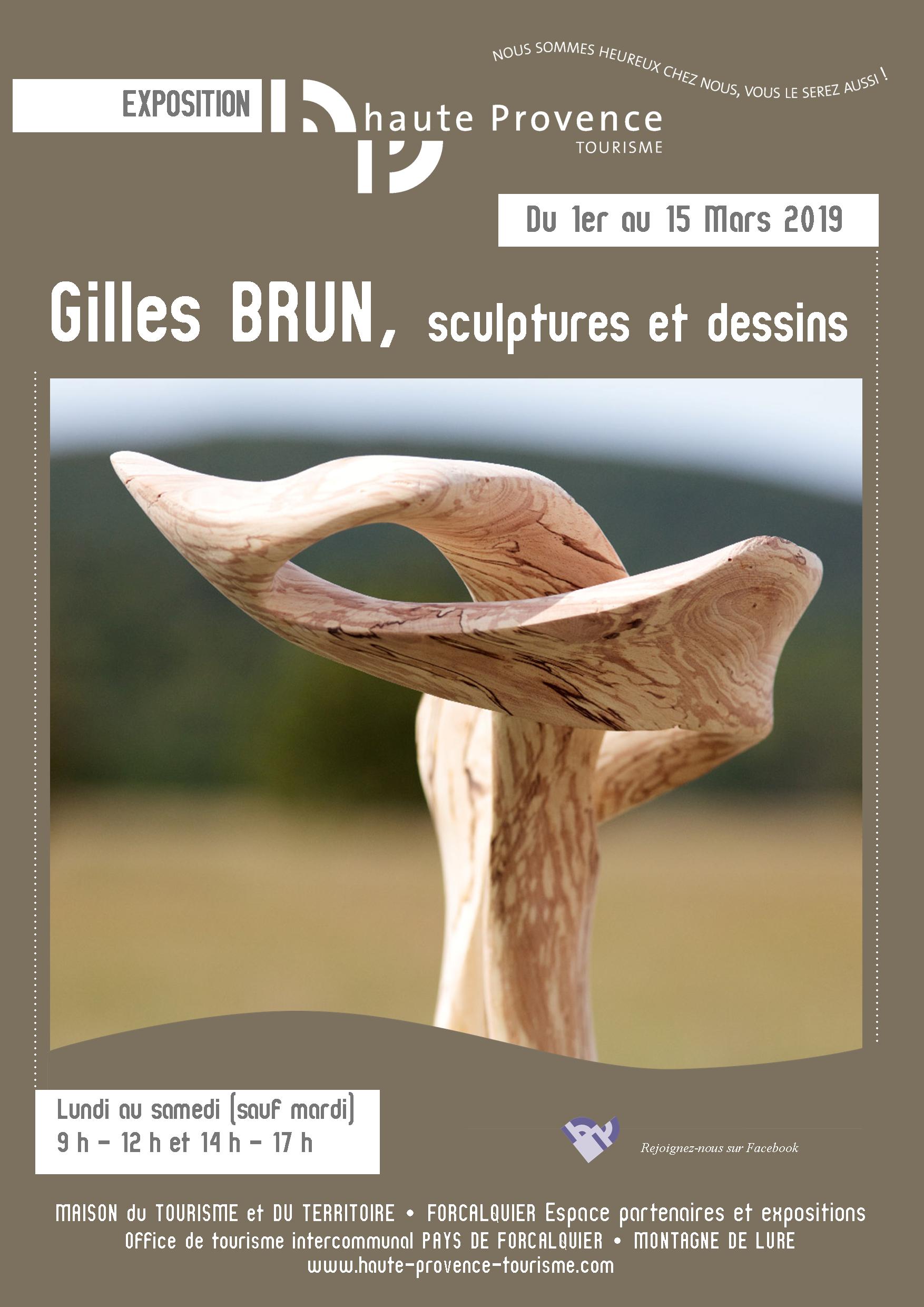 Affiche A3 BRUN GILLES