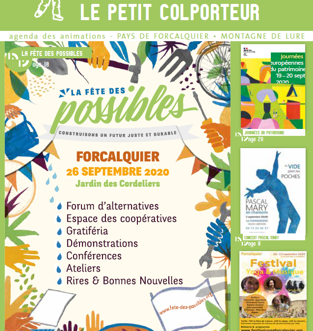 Le Petit Colporteur – Septembre 2020